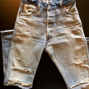 Re/done x Levi’s HRAC thrashed